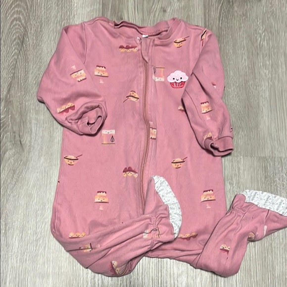 pekkle Other - Pink Cupcake Kids One Piece